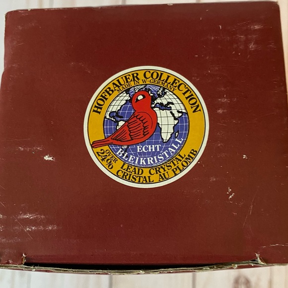 Vintage Lead Crystal Butter Dish - Picture 9 of 12